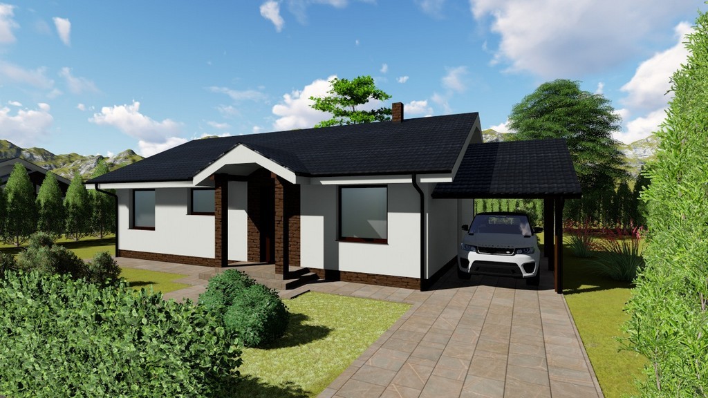 NÍZKOENERGETICKÝ ROD. DOM S POZEMKOM - 1012 m 2 - PÚCHOV