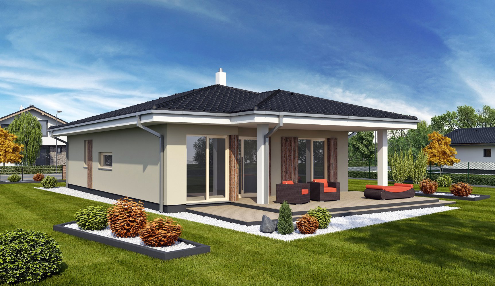 EXKLUZÍVNE! 4-izbový bungalov s krytou terasou v atraktívnej lokalite, predaj, Žilina - Mojš, , Cena: 284.900 €