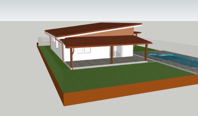 POZEMOK S MODERNÝM BUNGALOVOM - 219.000.-€
