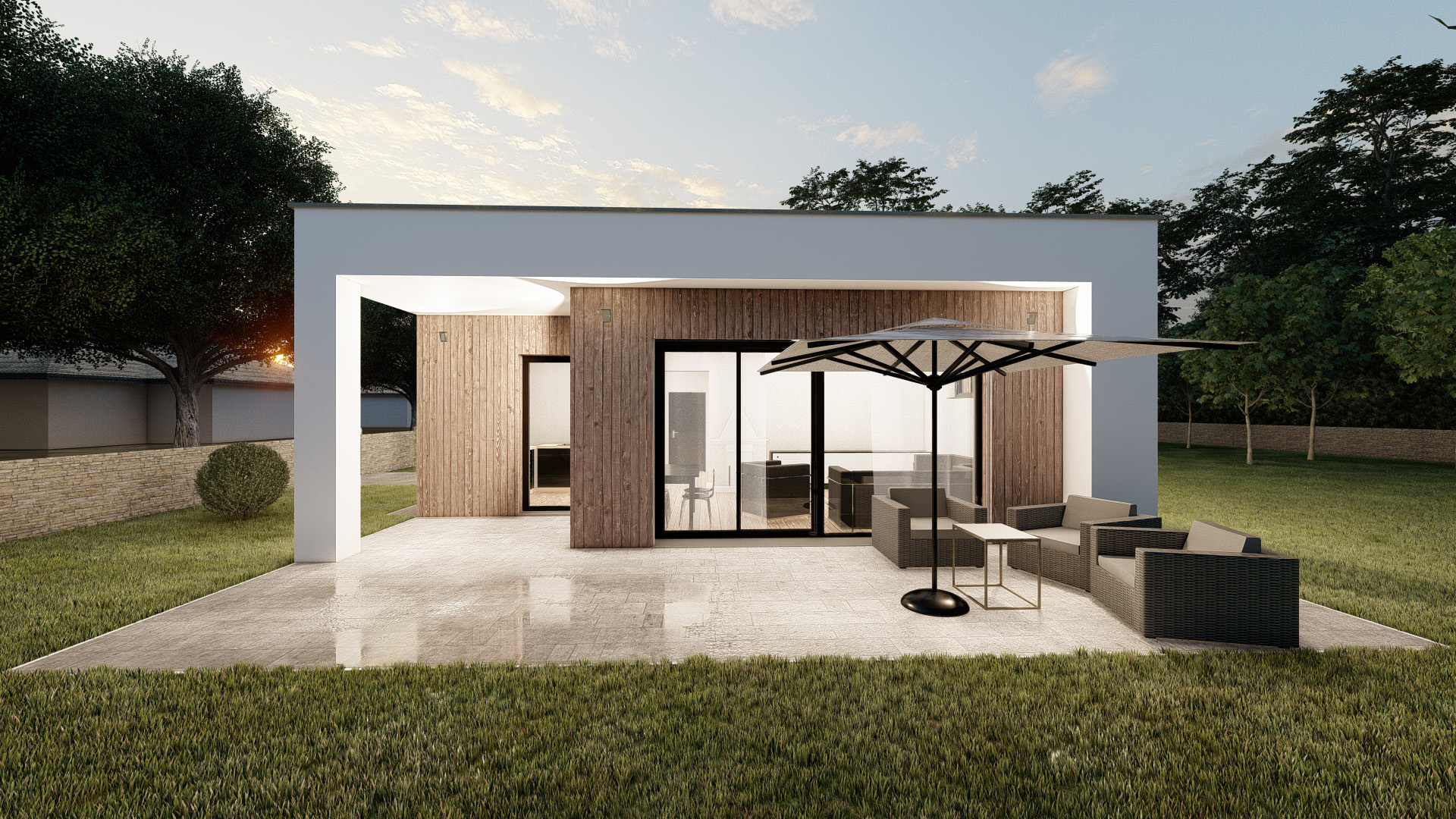 VÝSTAVBA - 3-IZBOVÝ PRAKTICKÝ BUNGALOV v cene od 52 270.-€