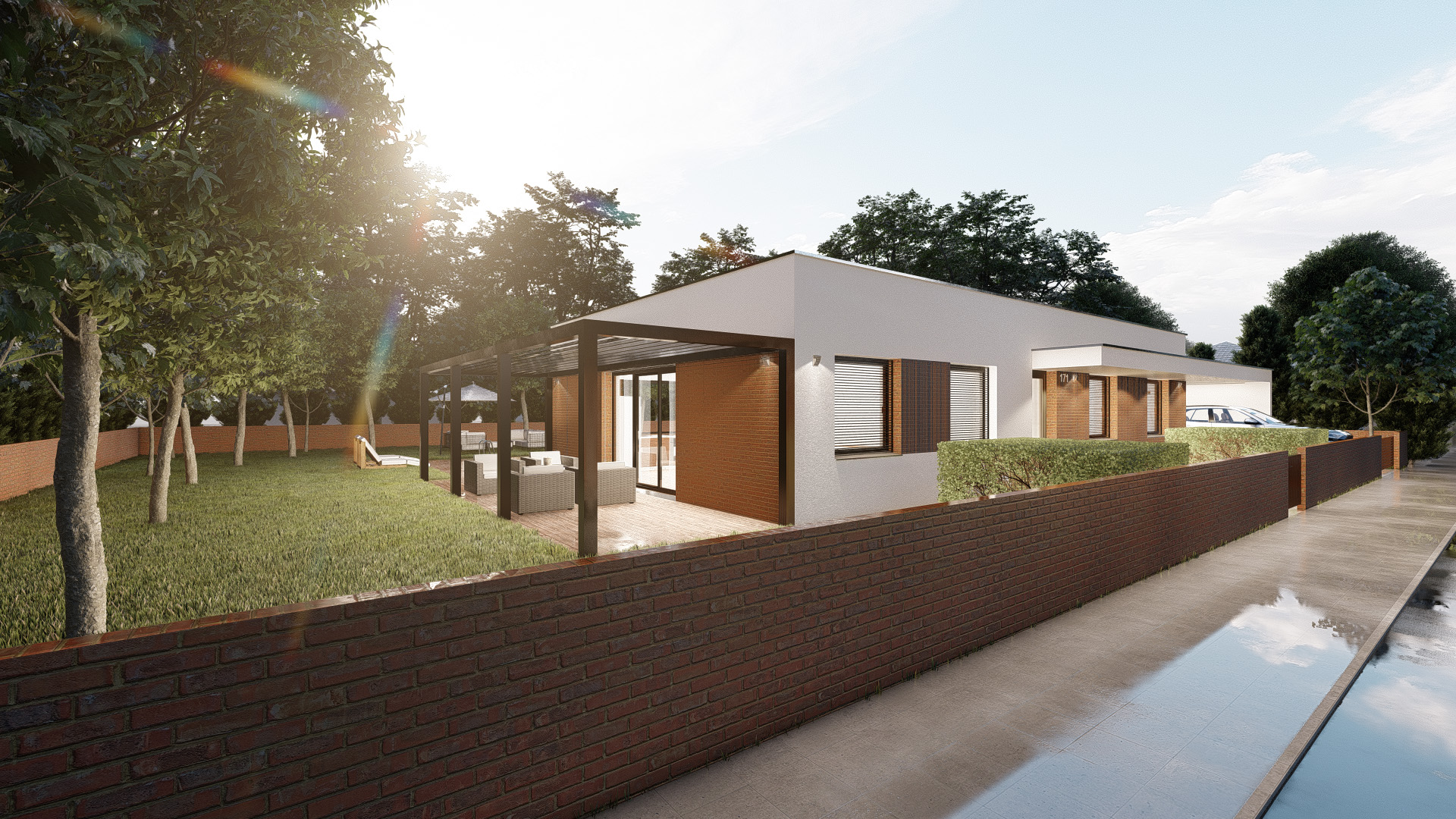 PROJEKT: RODINNÝ DOM - VÝSTAVBA NA KĽÚČ - 138 990,-€