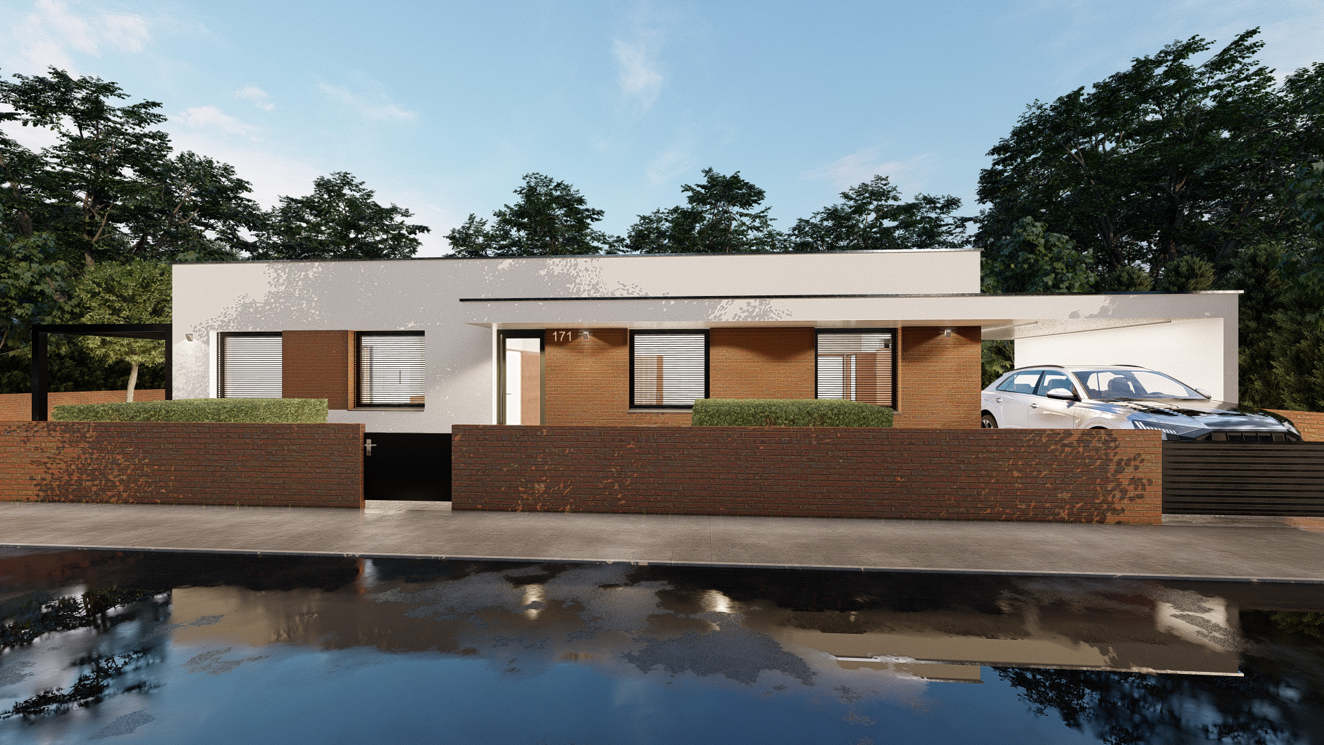 PROJEKT - BUNGALOV - VÝSTAVBA NA KĽÚČ: 138 990,-€