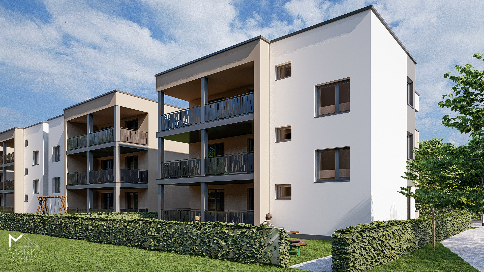 (B1) Dokončená novostavba 4-izbového bytu s terasou a predzáhradkou Piešťany