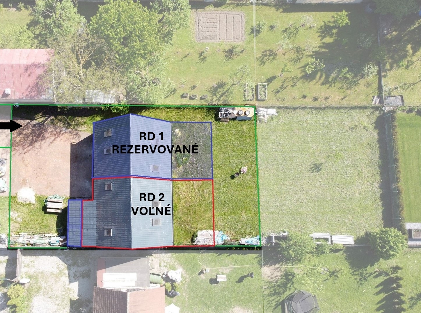 Na predaj 4-izbový rodinný dom s predzáhradkou a 2 parkovacími miestami, Rosina