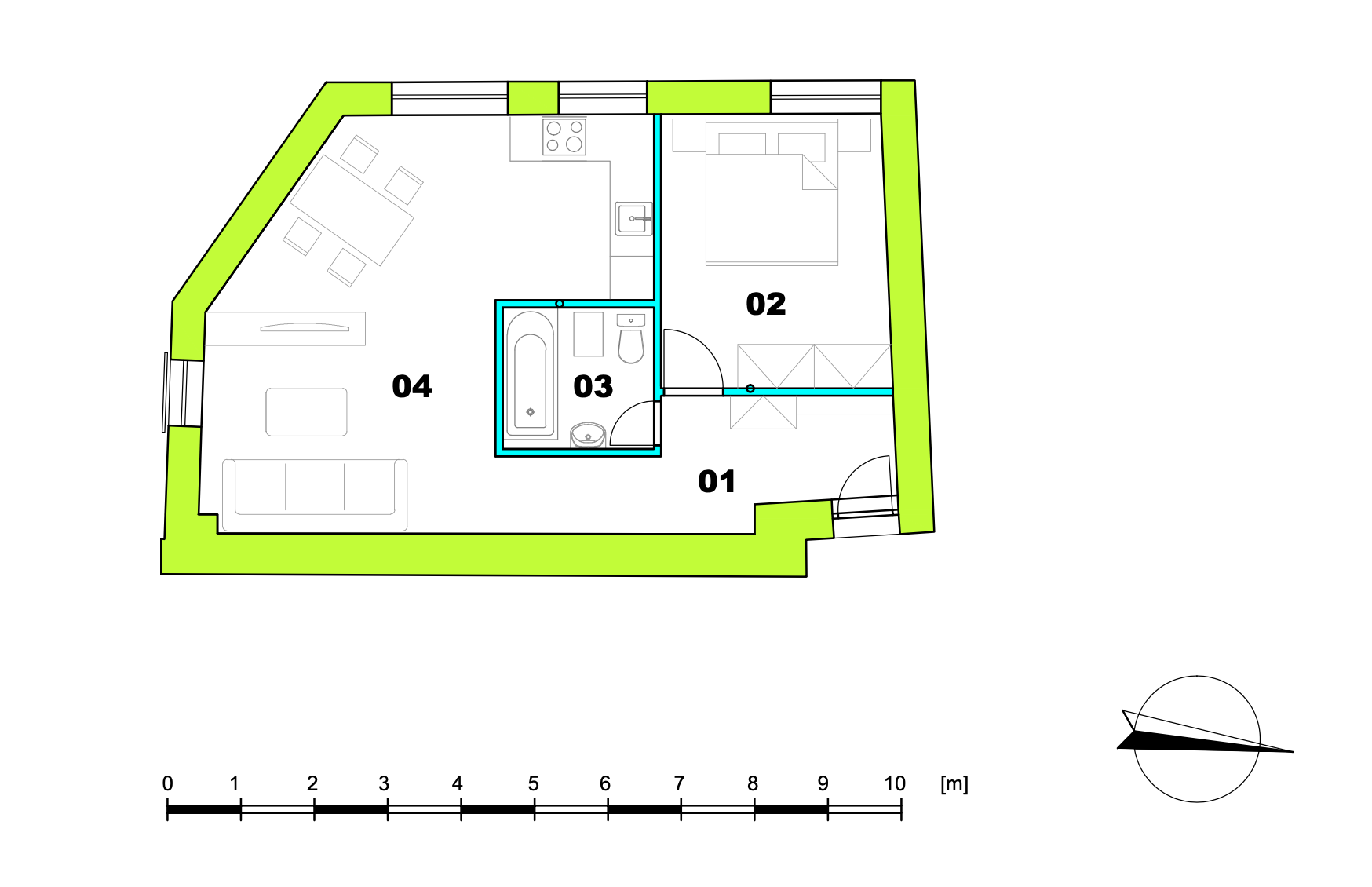 02 - 2-izbový apartmán v srdci Rajeckých Teplíc
